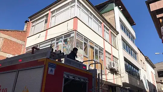 Elazığ'da teras yangını