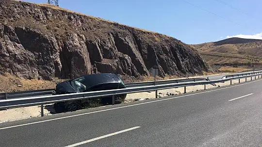 Elazığ'da trafik kazası: 1 ağır yaralı