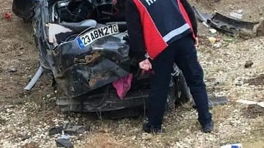 Elazığ'da trafik kazası: 1 ölü