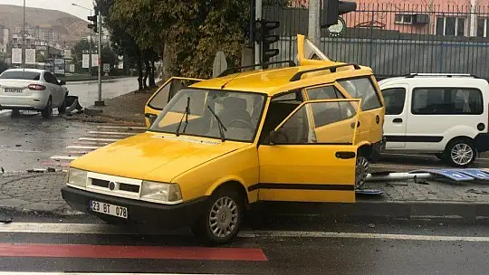 Elazığ'da trafik kazası: 1 yaralı