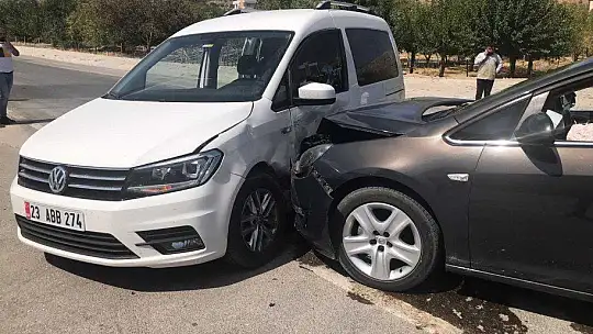 Elazığ'da trafik kazası: 1 yaralı