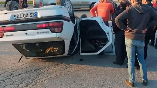 Elazığ'da trafik kazası: 1 yaralı