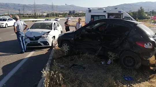 Elazığ'da trafik kazası: 1 yaralı