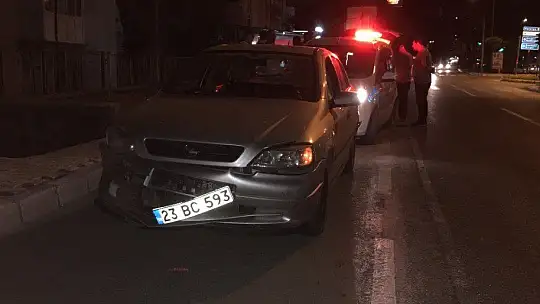 Elazığ'da trafik kazası: 2 yaralı