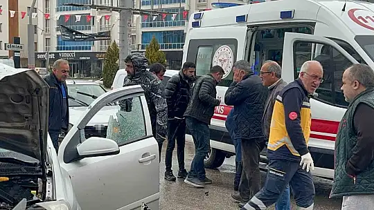 Elazığ'da trafik kazası: 2 yaralı