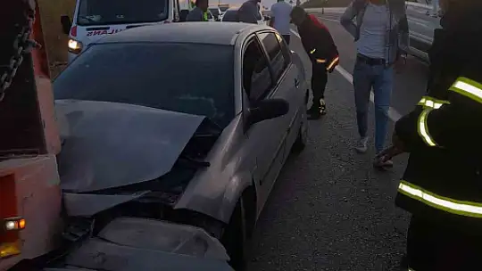 Elazığ'da trafik kazası: 2 yaralı