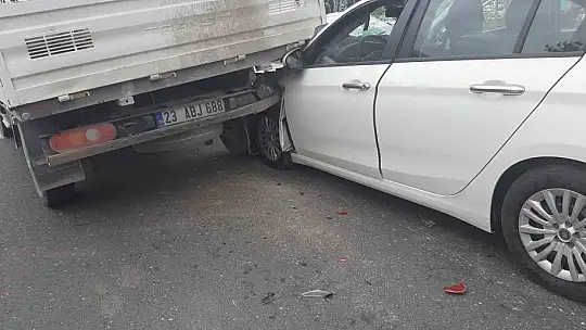 Elazığ'da trafik kazası