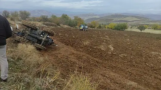 Elazığ'da traktör devrildi: 1 yaralı