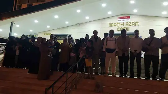 Elazığ'da umreciler dualarla uğurlandı