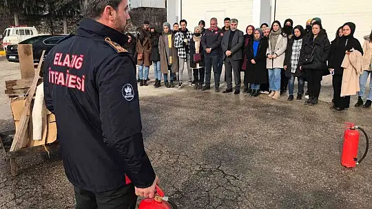 Öğrencilerine yönelik yangın eğitimi