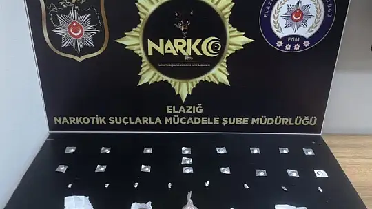 Elazığ'da uyuşturucu ile mücadele: 5 tutuklama