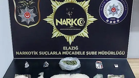 Elazığ'da uyuşturucu ile mücadele: 5 tutuklama