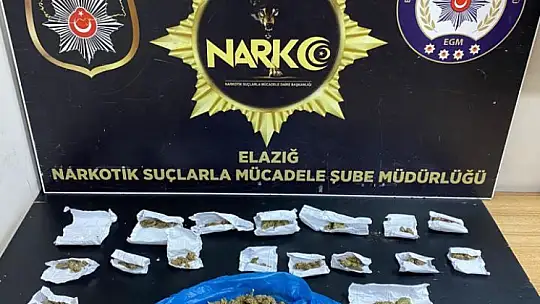 Elazığ'da uyuşturucu operasyonu: 2 tutuklama