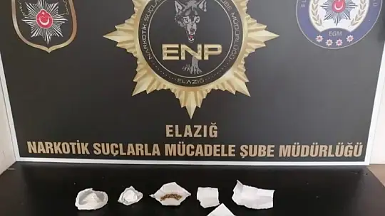 Elazığ'da uyuşturucu satıcılarına operasyon: 2 tutuklama