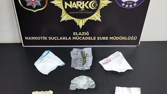 Elazığ'da uyuşturucuyla mücadele