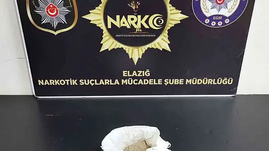 Elazığ'da uyuşturucuyla mücadele