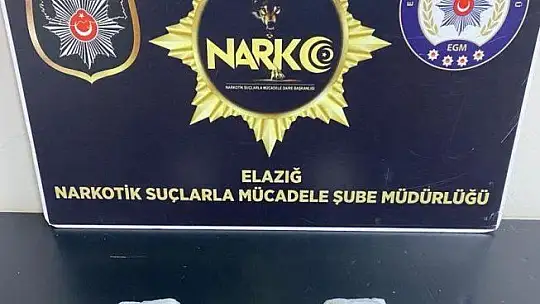 Elazığ'da uyuşturucuyla mücadele