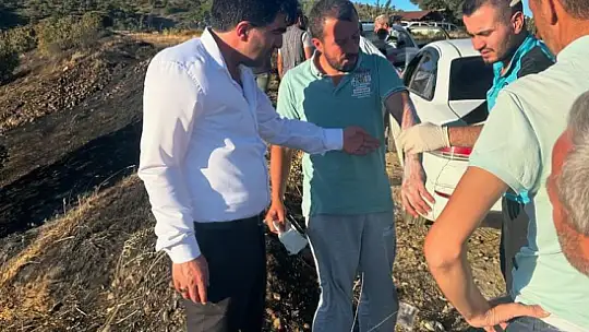 Elazığ'da yangın: 4 kişi yaralandı, yüzlerce kayısı ağacı yandı