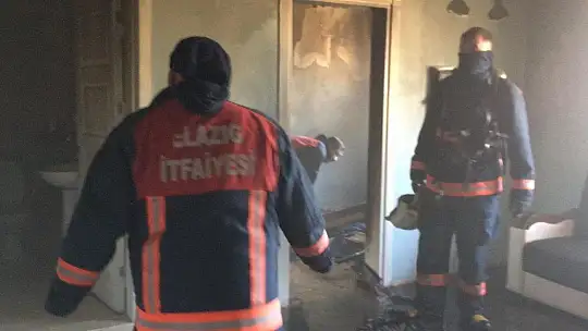 Elazığ'da yangında 8 aylık bebek öldü, 2 çocuk yaralandı
