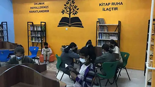 Elazığ'da yapımı tamamlanan kütüphanenin açılışı yapıldı