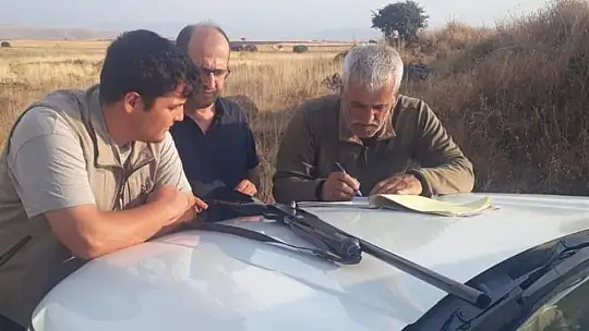 Elazığ'da yasa dışı avcılık yapan 1 kişiye idari işlem uygulandı
