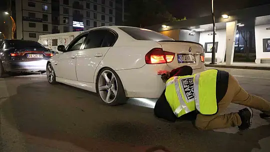 Elazığ'da yılbaşı gecesi kurallara uymayan sürücülere ceza