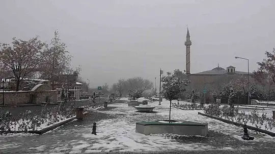 Elazığ'da yılın ilk karı yağdı