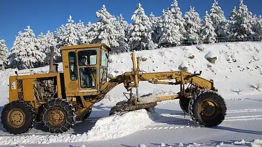 Elazığ'da yoğun kar yağışı, 269 köy yolunu kapattı