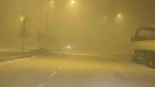 Elazığ'da yoğun sis etkili oldu