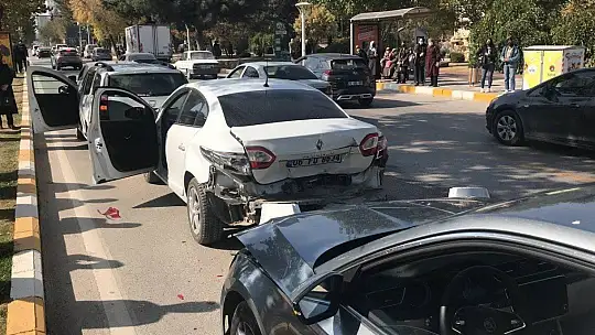 Elazığ'da zincirleme kaza