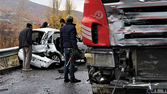Elazığ'daki kazada 1 kişi hayatını kaybetti
