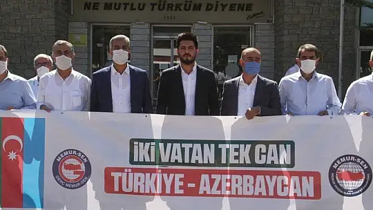Elazığ'dan Azerbaycan'a destek