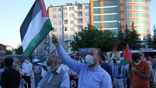 Elazığ'dan İsrail'e tepki, Filistin'e destek sürüyor
