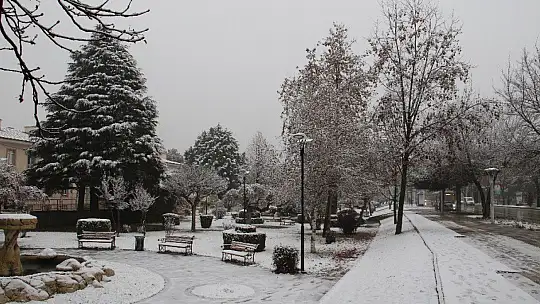 Elazığ güne karla uyandı