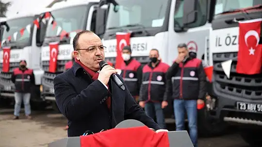 Elazığ İl Özel İdaresi araç filosuna 28 yeni araç kattı