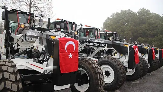 Elazığ İl Özel İdaresi araç filosuna 28 yeni araç kattı