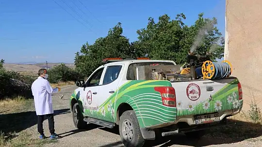 Elazığ İl Özel İdaresinden haşere ve larva ile mücadele