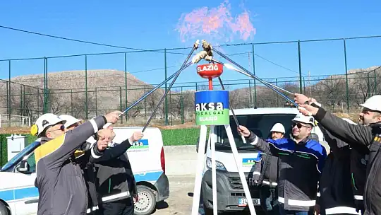 Elazığ'ın bir ilçesi daha doğalgaza kavuştu