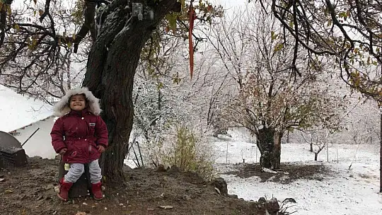 Elazığ'ın yüksek kesimlerinde kar etkili oldu