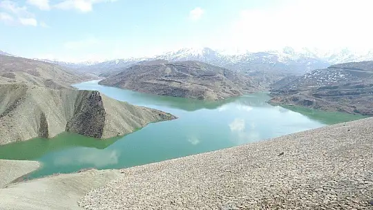 Elazığ Kanatlı Barajı'nda su seviyesi bin 286 kotuna yükseldi
