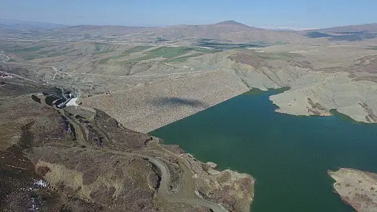 Elazığ Kanatlı Barajı'nda su seviyesi bin 286 kotuna yükseldi