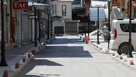 Elazığ kısıtlamada sessizliğe büründü