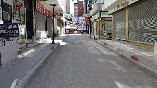 Elazığ kısıtlamada sessizliğe büründü