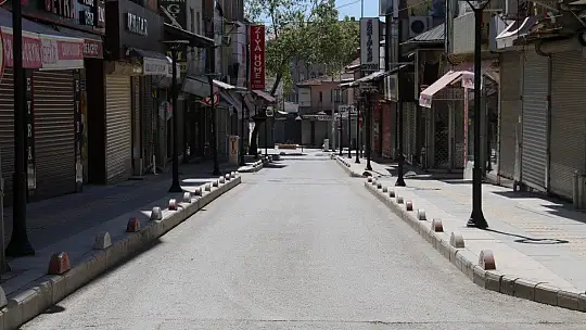 Elazığ kısıtlamada sessizliğe büründü