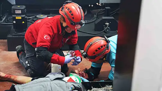 Elazığ OSB'de deprem ve yangın tatbikatı