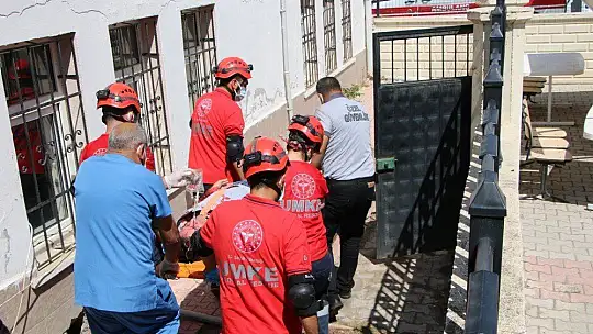 Elazığ Ruh Sağlığı Hastanesindeki deprem ve yangın tatbikatı nefes kesti