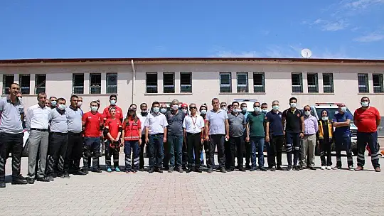 Elazığ Ruh Sağlığı Hastanesindeki deprem ve yangın tatbikatı nefes kesti