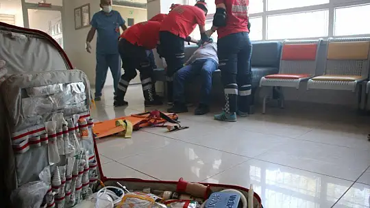 Elazığ Ruh Sağlığı Hastanesindeki deprem ve yangın tatbikatı nefes kesti