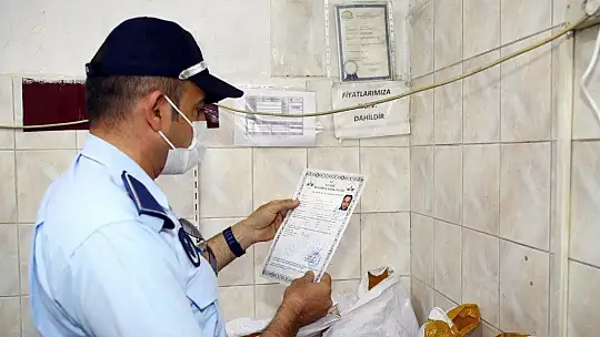 Elazığ zabıtasından yoğun denetim