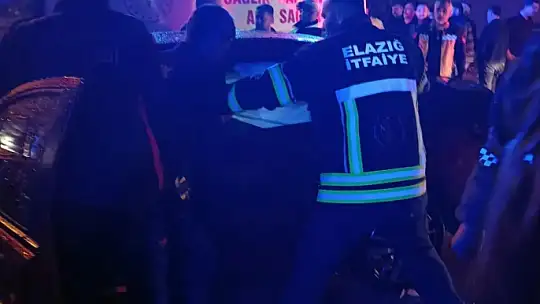 Elazığda trafik kazası: 2 yaralı